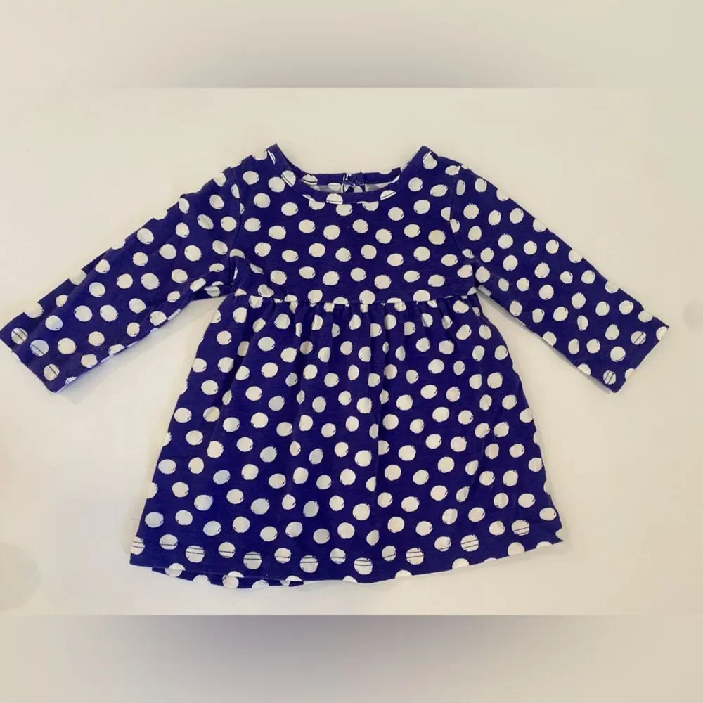 Baby Clothing Bundle Pink Fluffy Jacket, Polka Dot Dress, four leggings 3-6M